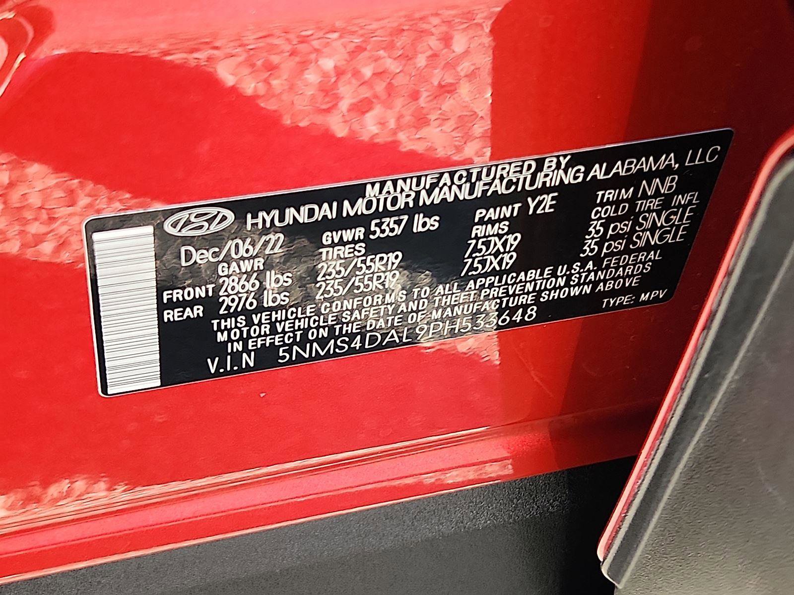 Used 2023 Hyundai Santa Fe Limited image 28