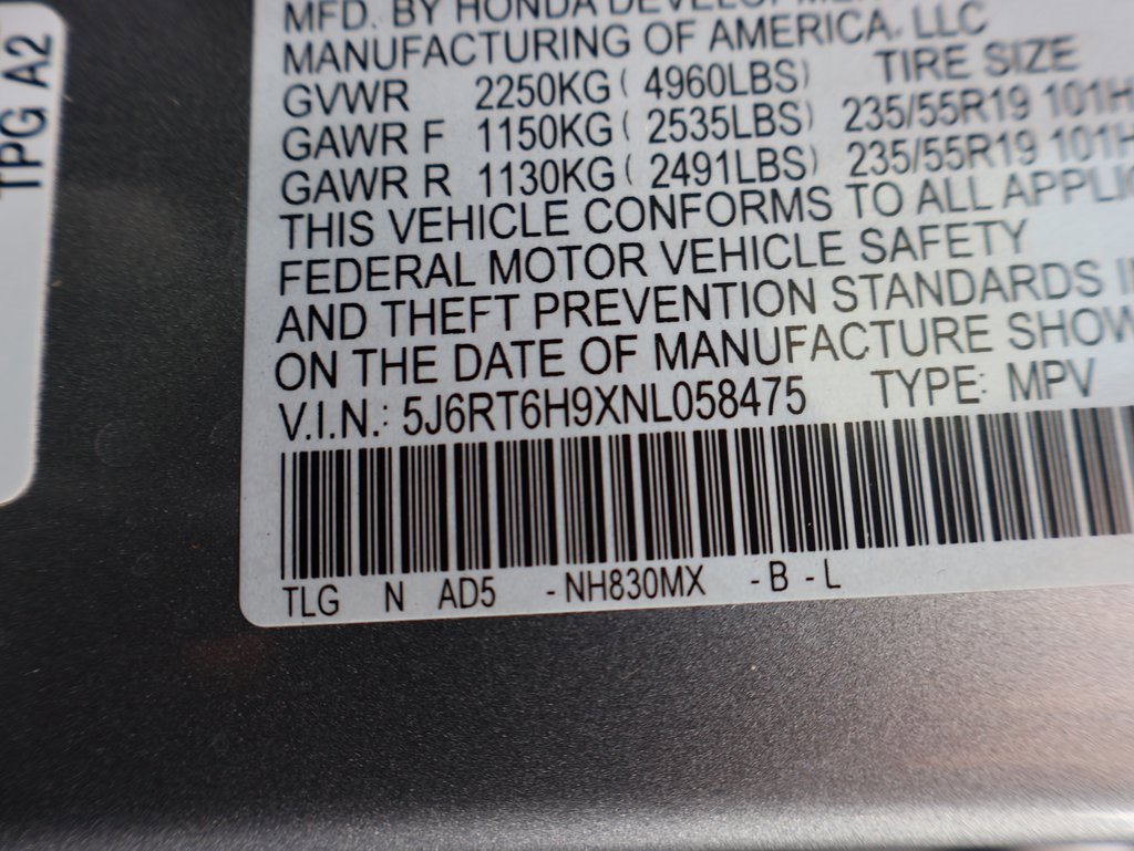 Certified 2022 Honda CR-V Touring image 36
