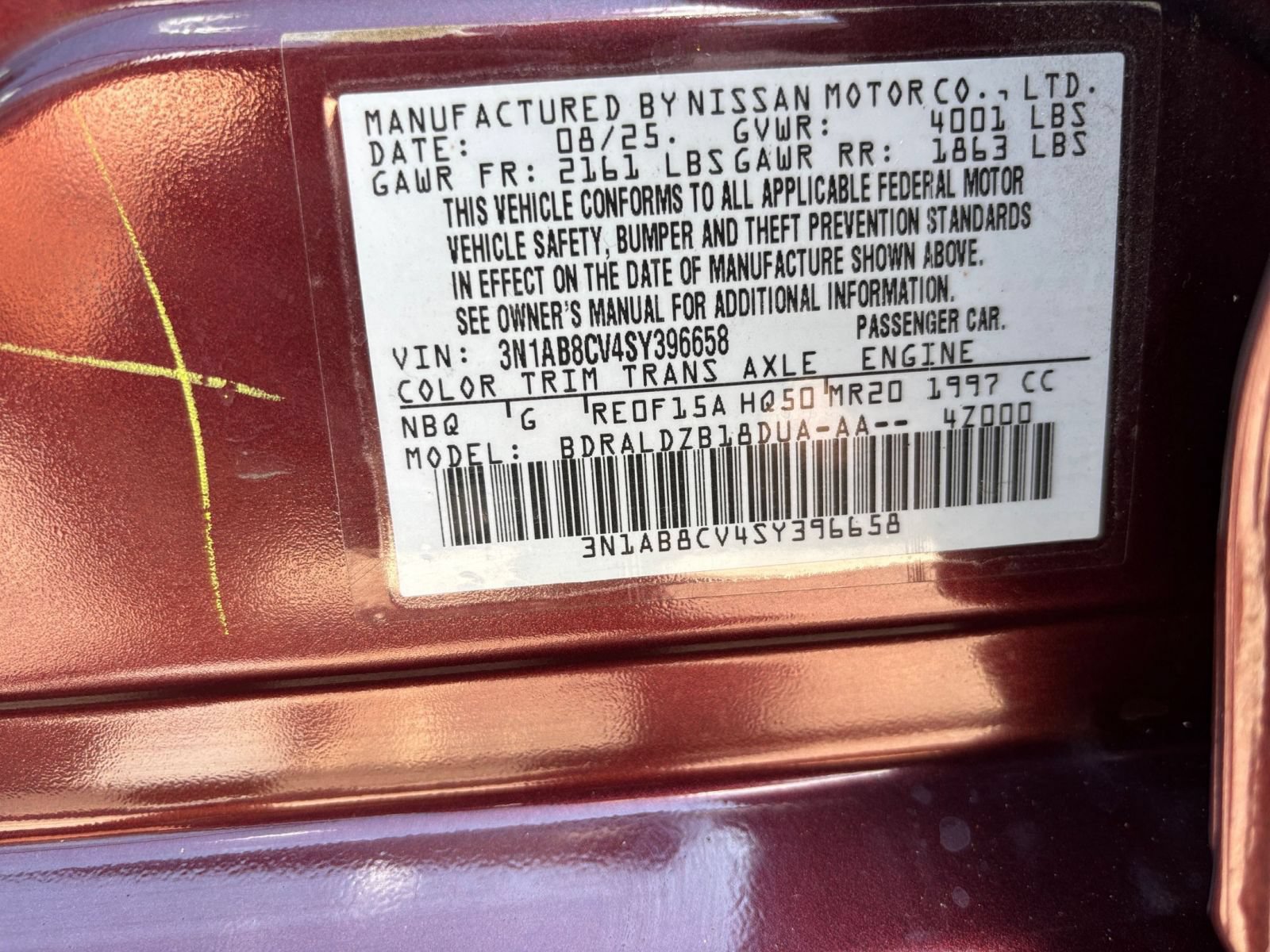 Used 2025 Nissan Sentra SV FWD image 26