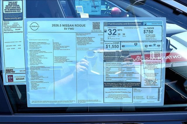 New 2026 Nissan Rogue SV FWD image 12