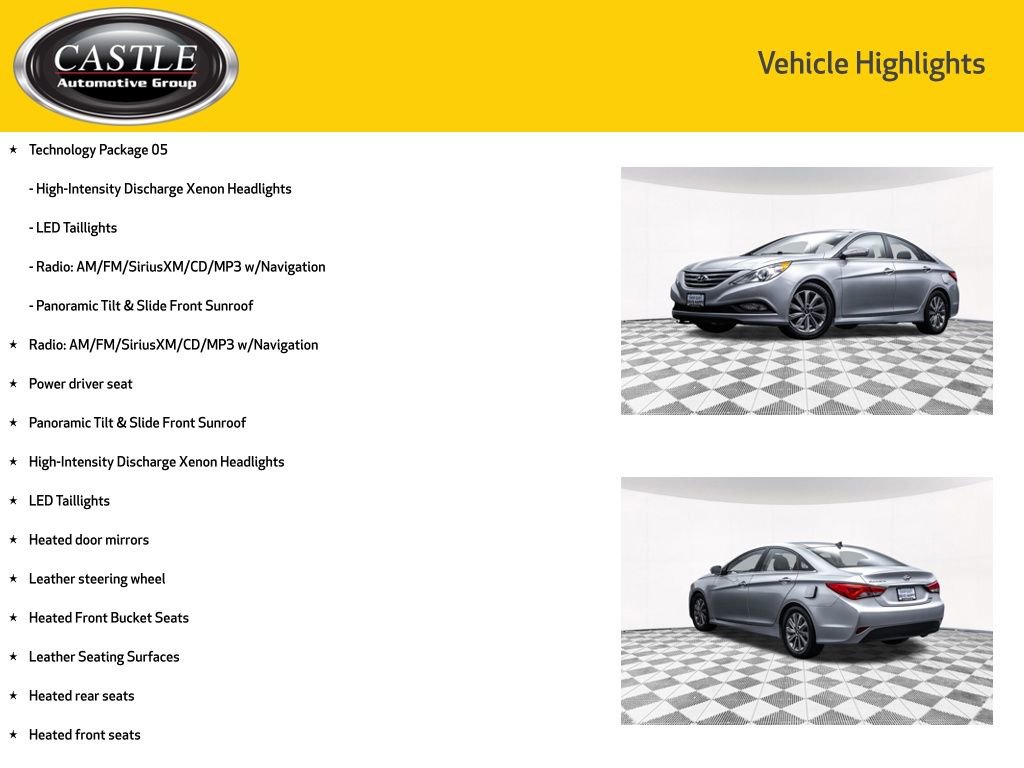Used 2014 Hyundai Sonata Limited w/ Technology Package 05 image 4