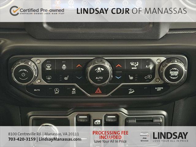 Certified 2020 Jeep Wrangler Unlimited Sport AWD/4WD image 28