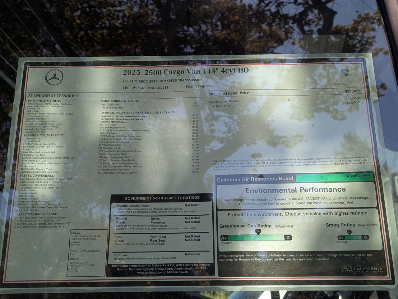 New 2025 Mercedes-Benz Sprinter 2500 image 16
