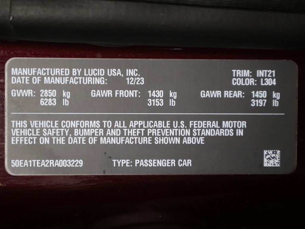 Used 2024 Lucid Air Touring image 54