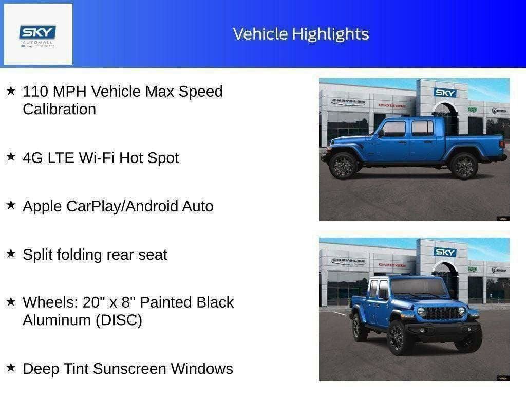 New 2025 Jeep Gladiator Sport image 59