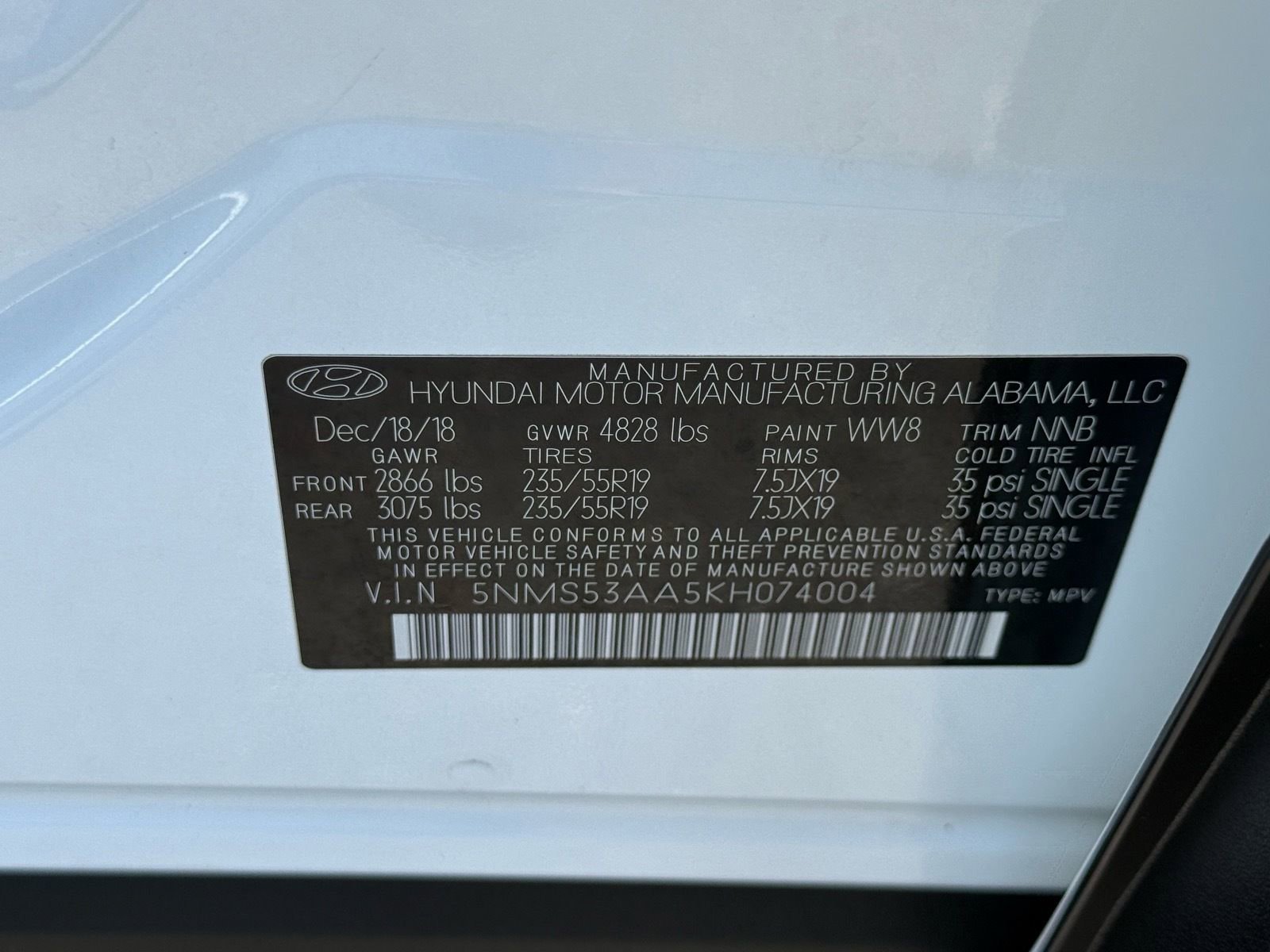 Used 2019 Hyundai Santa Fe SEL w/ Cargo Package image 37