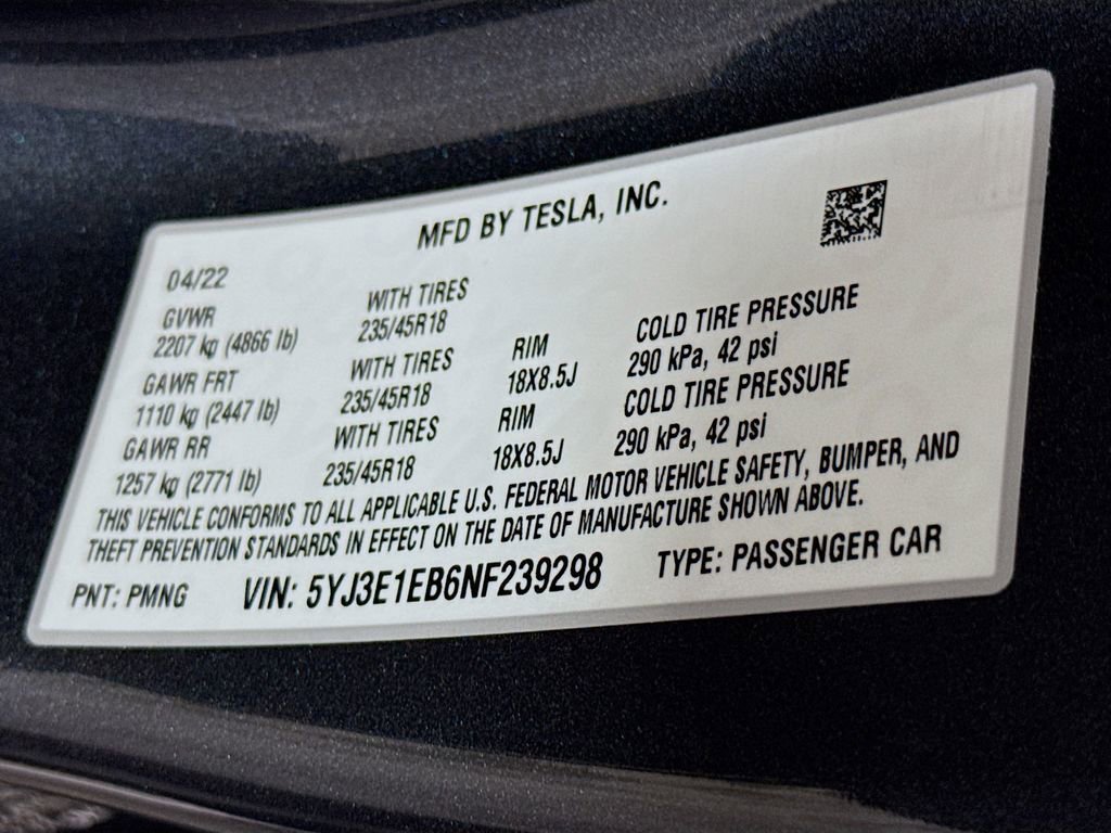 Used 2022 Tesla Model 3 Long Range AWD/4WD image 33