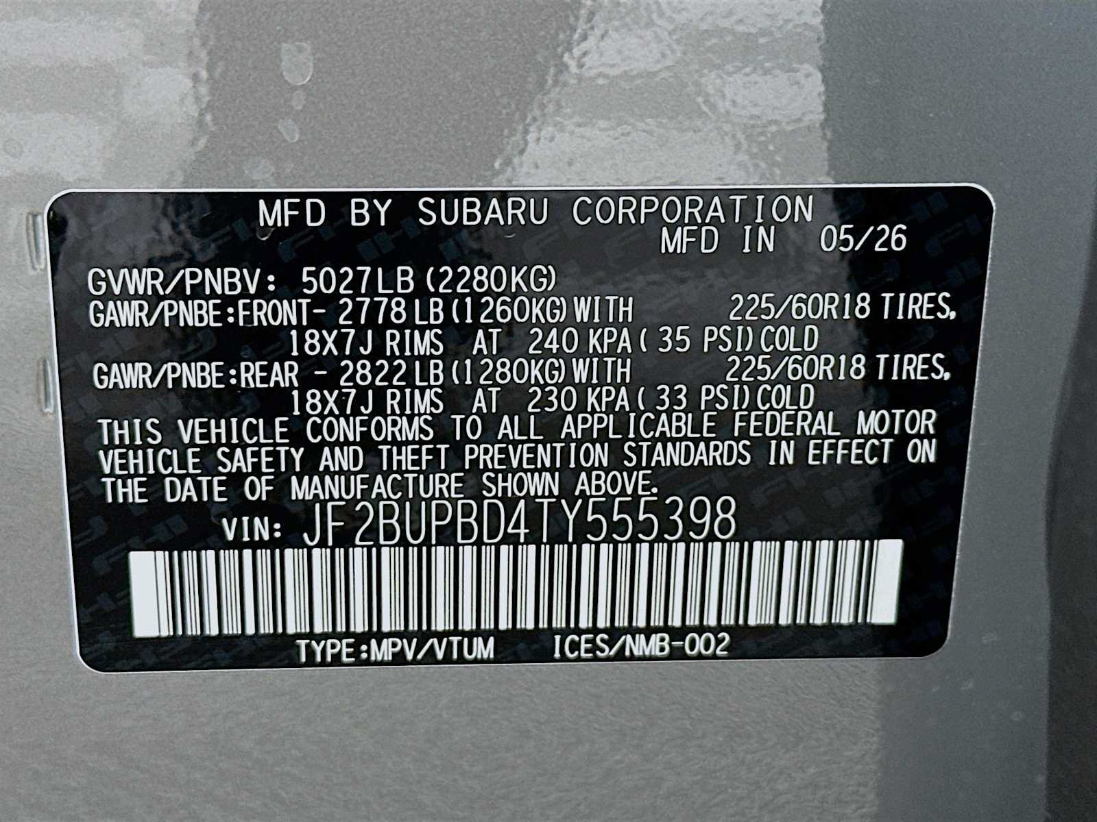 New 2026 Subaru Outback Premium AWD/4WD image 31