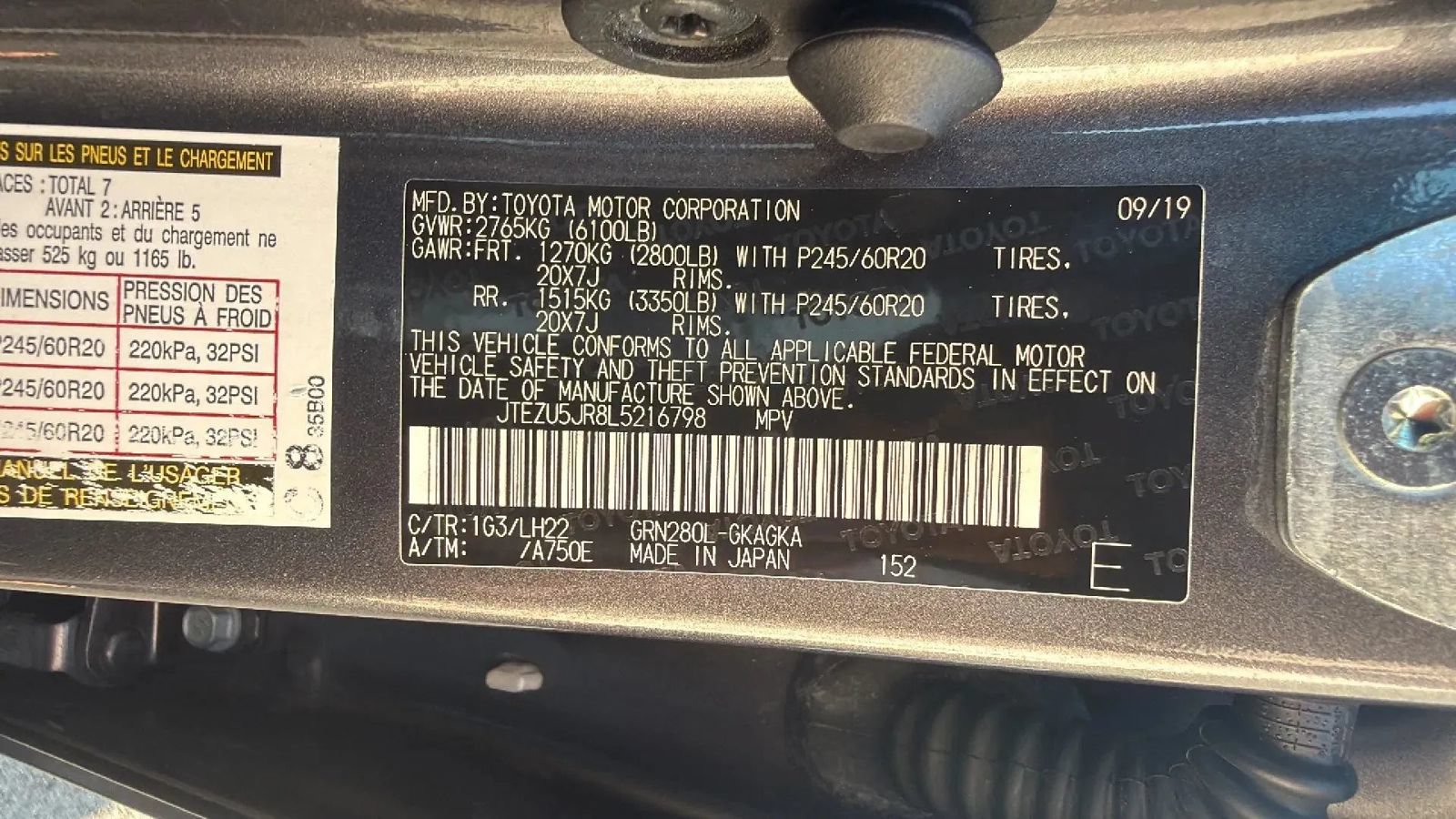 Used 2020 Toyota 4Runner Nightshade RWD image 35