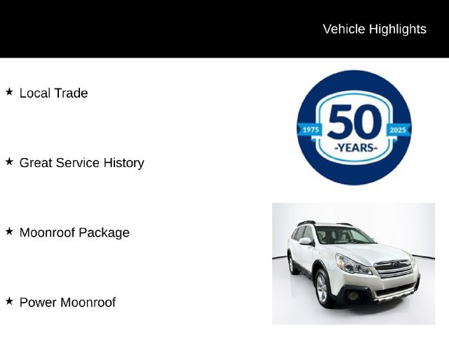Used 2014 Subaru Outback 2.5i Limited w/ Moonroof Package AWD/4WD image 6