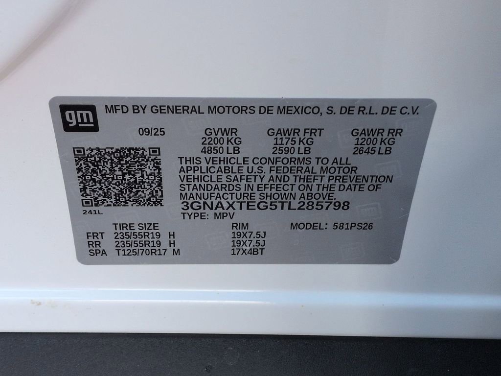 Used 2026 Chevrolet Equinox RS w/ Convenience Package III image 12