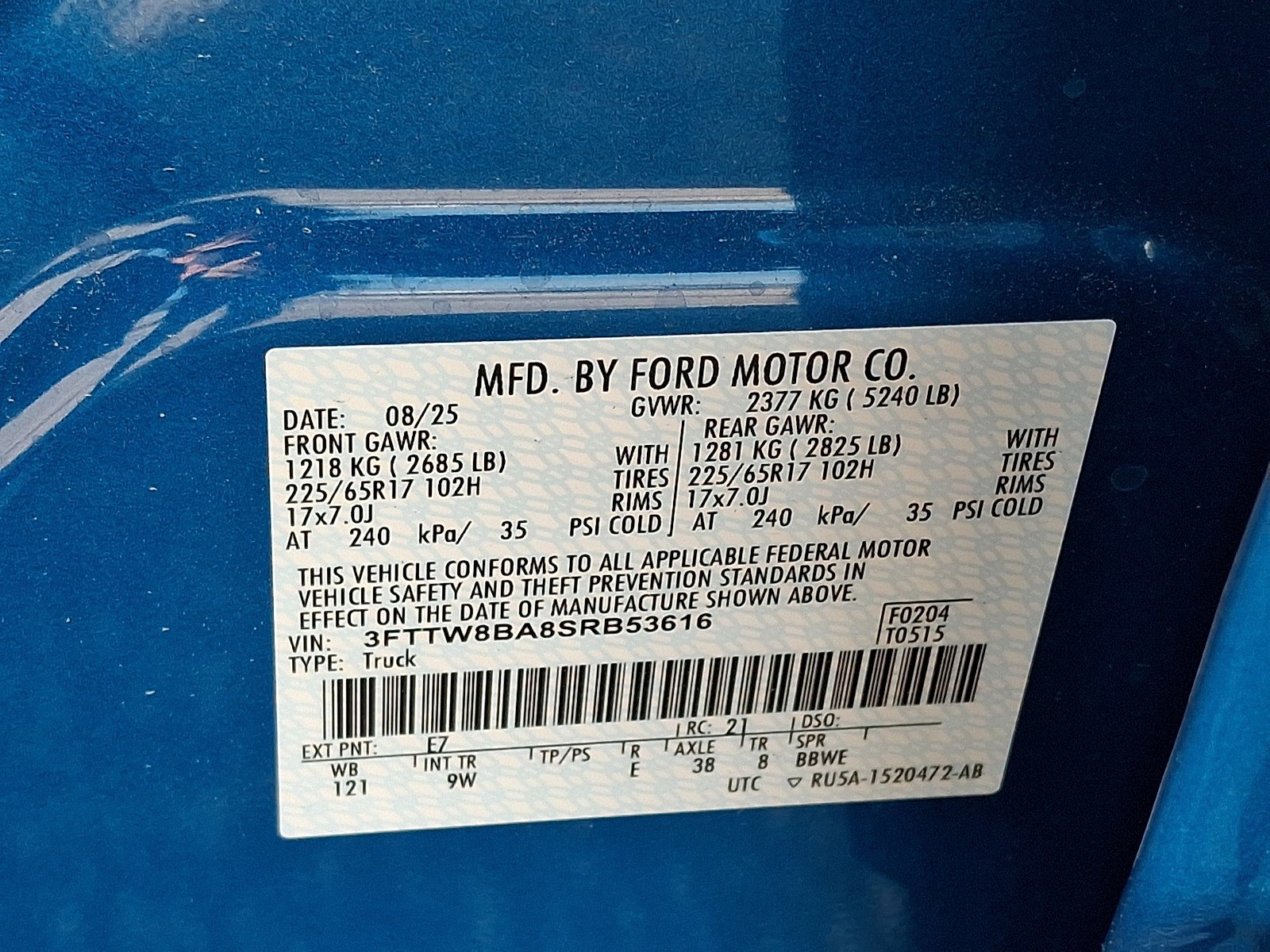Certified 2025 Ford Maverick XL w/ Equipment Group 102A AWD/4WD image 26