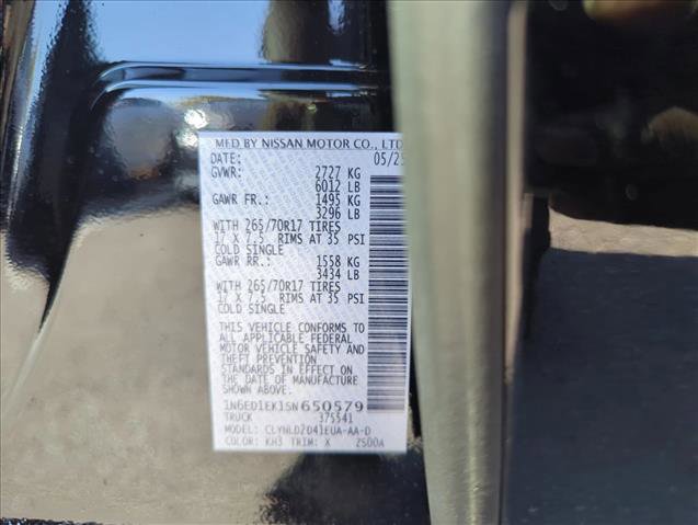 New 2025 Nissan Frontier PRO-4X w/ Interior Protection Package image 22