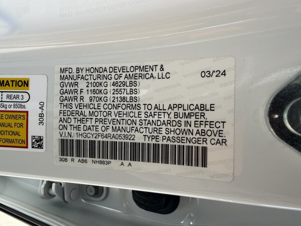 Used 2024 Honda Accord EX-L image 41