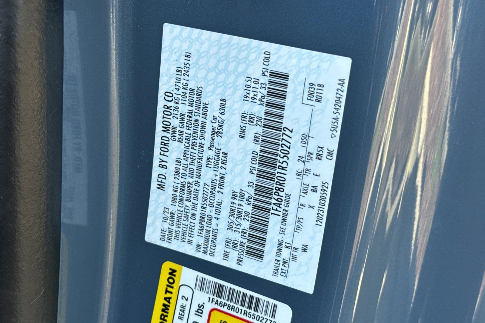 Used 2024 Ford Mustang Dark Horse w/ Dark Horse Handlin Package image 28