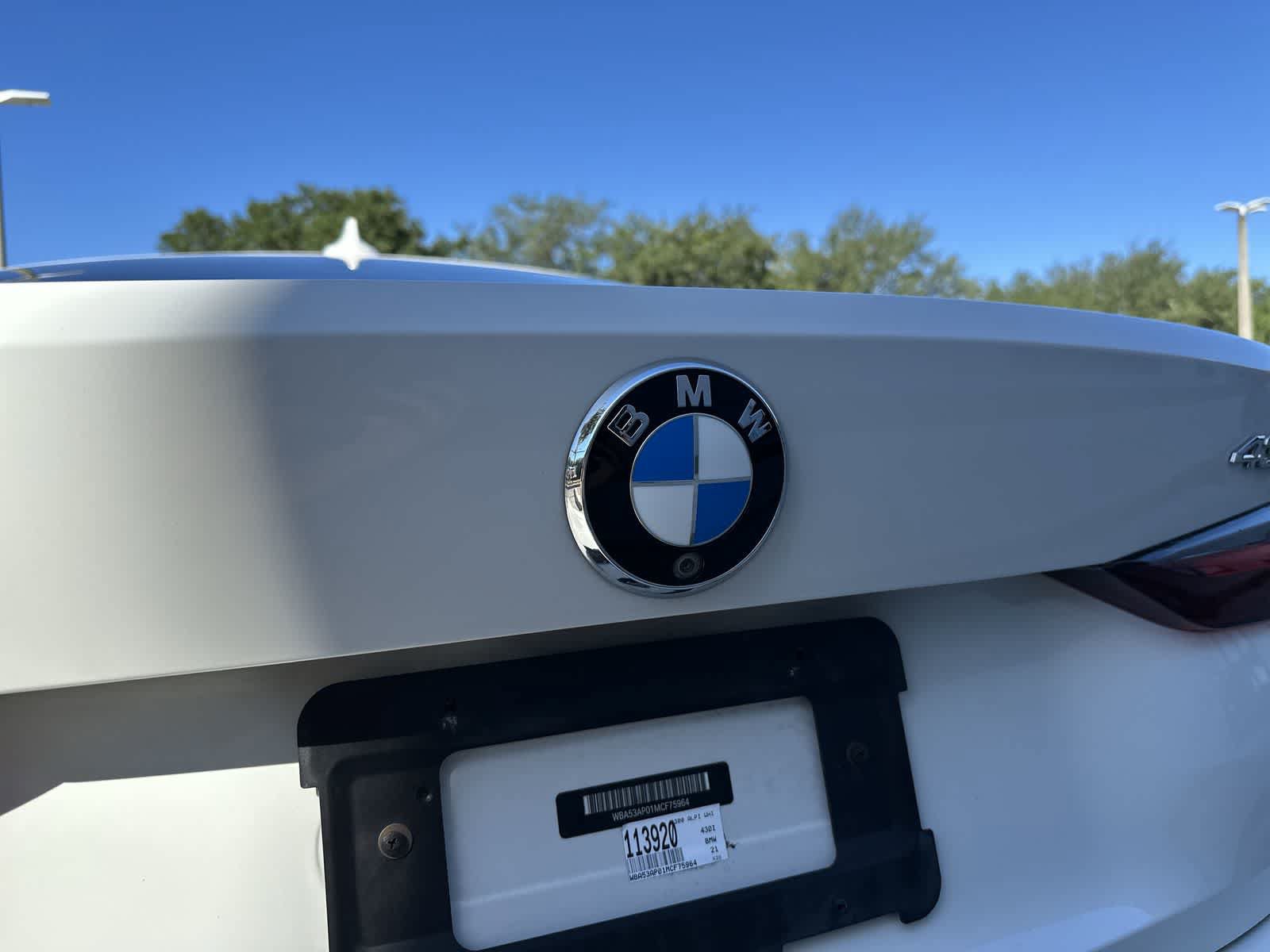 Used 2021 BMW 430i Coupe w/ Convenience Package RWD image 15