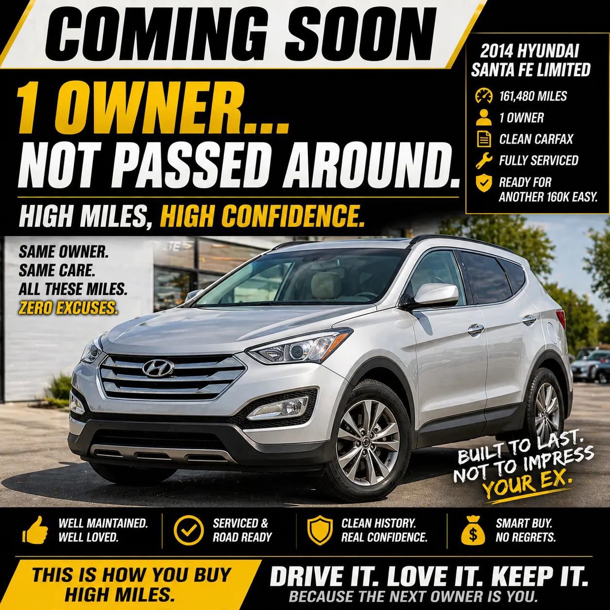 Used 2014 Hyundai Santa Fe Limited AWD/4WD image 1