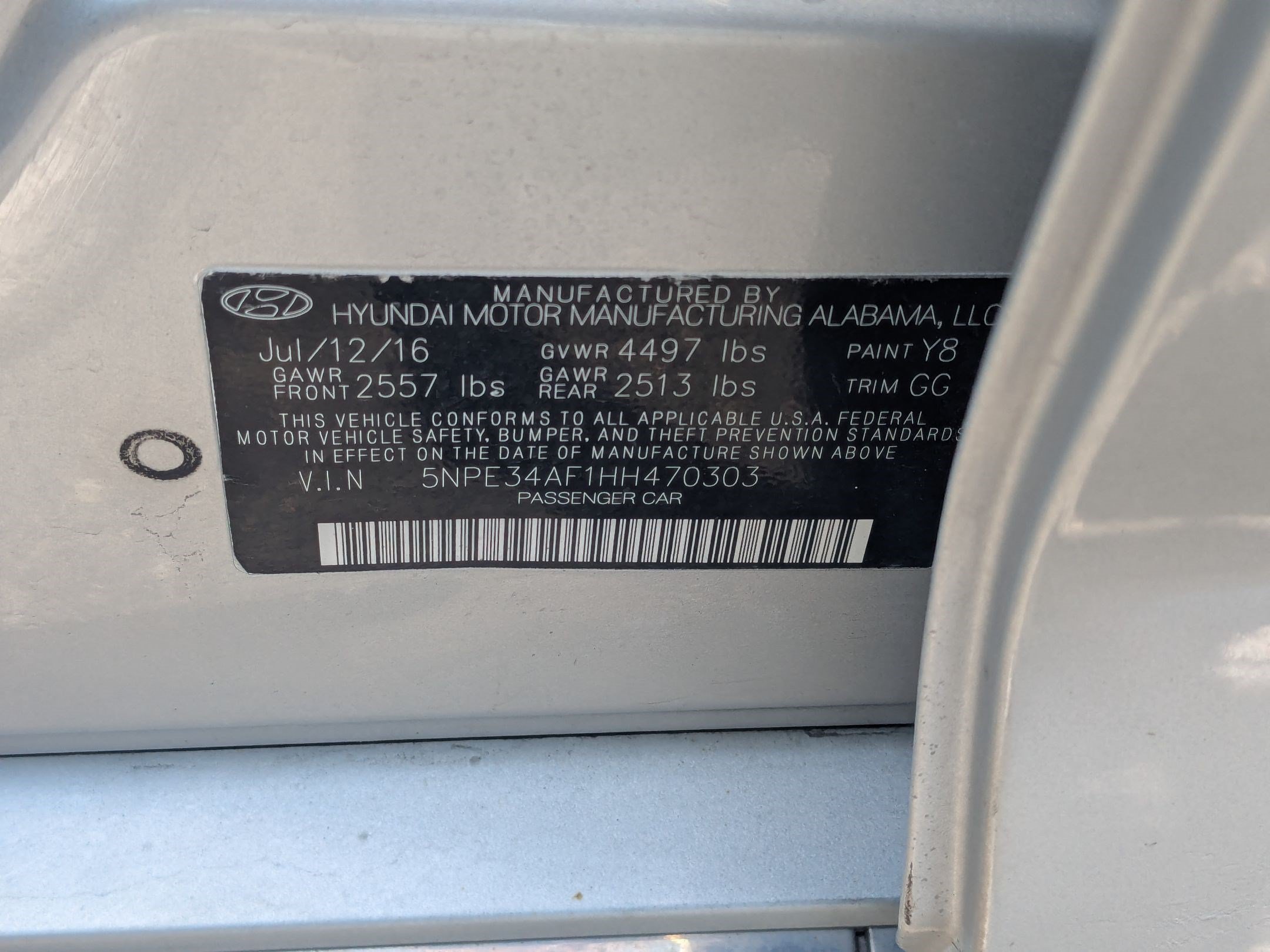 Used 2017 Hyundai Sonata Sport w/ Value Edition Package 02 FWD image 34
