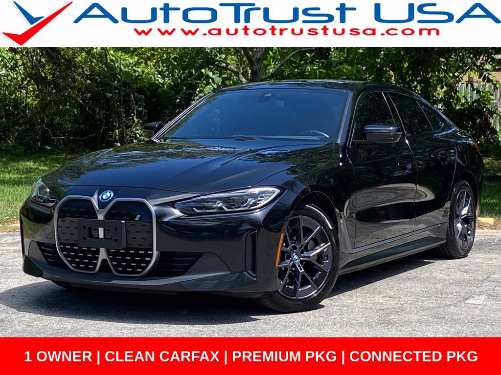 Used 2023 BMW i4 eDrive40 w/ Premium Package RWD image 1
