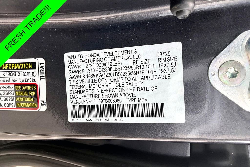 Used 2026 Honda Odyssey Touring image 18