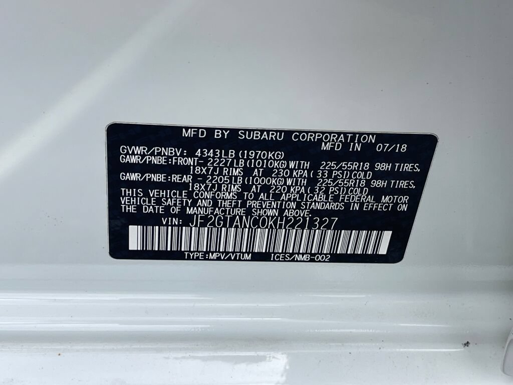 Used 2019 Subaru Crosstrek 2.0i Limited w/ Moonroof Package w/Navigation AWD/4WD image 39