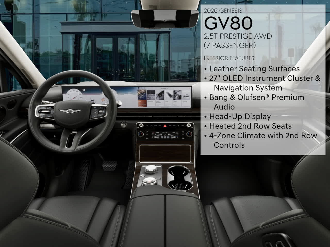 New 2026 Genesis GV80 2.5T Prestige AWD/4WD image 17