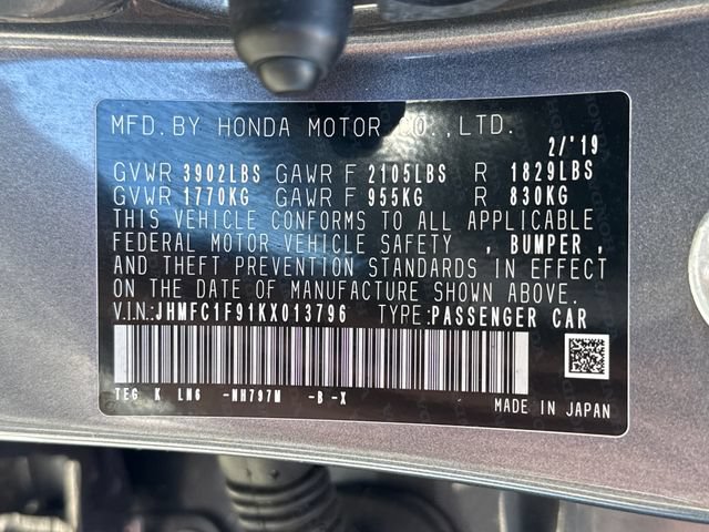 Used 2019 Honda Civic Touring image 19