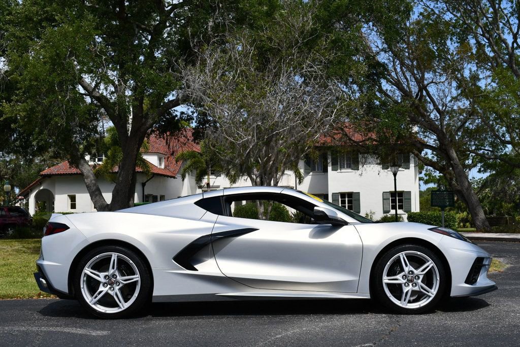 Used 2024 Chevrolet Corvette Stingray Coupe w/ Chrome Exterior Badge Package RWD image 27