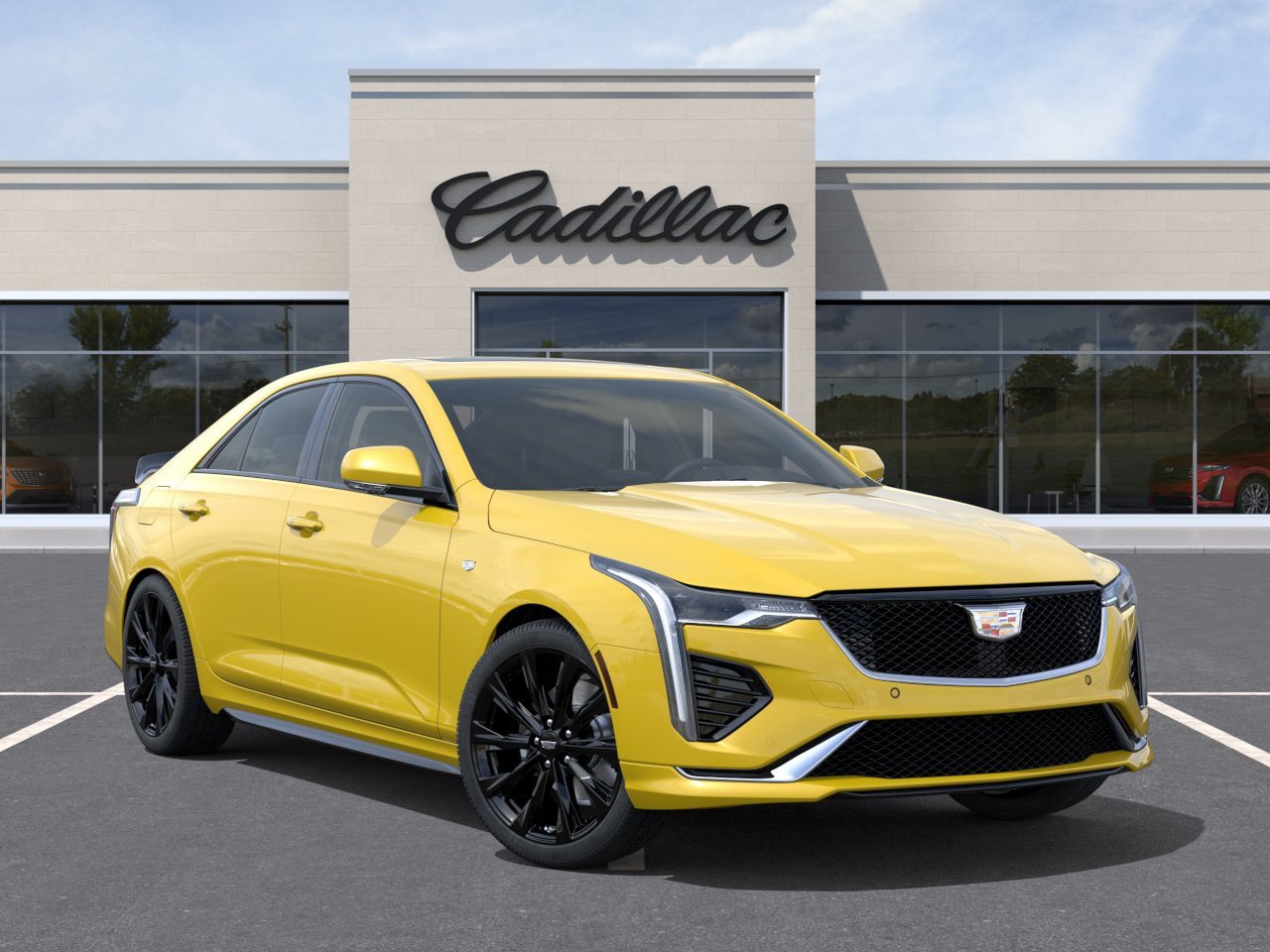 New 2026 Cadillac CT4 Sport w/ LPO, ONYX Package RWD image 7