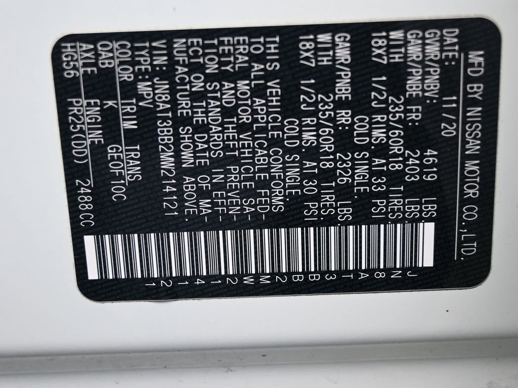 Used 2021 Nissan Rogue SV image 9
