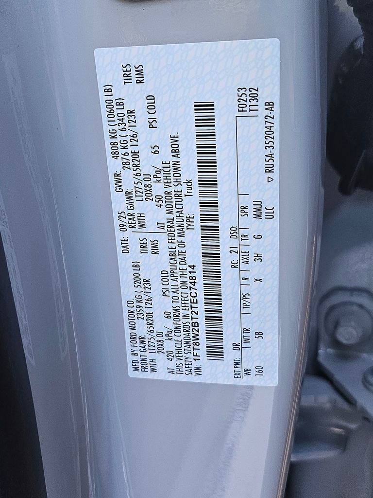 New 2026 Ford F250 Lariat w/ Black Appearance Package image 25