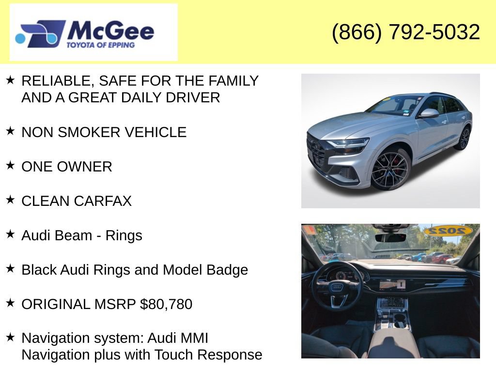 Used 2022 Audi Q8 Premium Plus AWD/4WD image 4