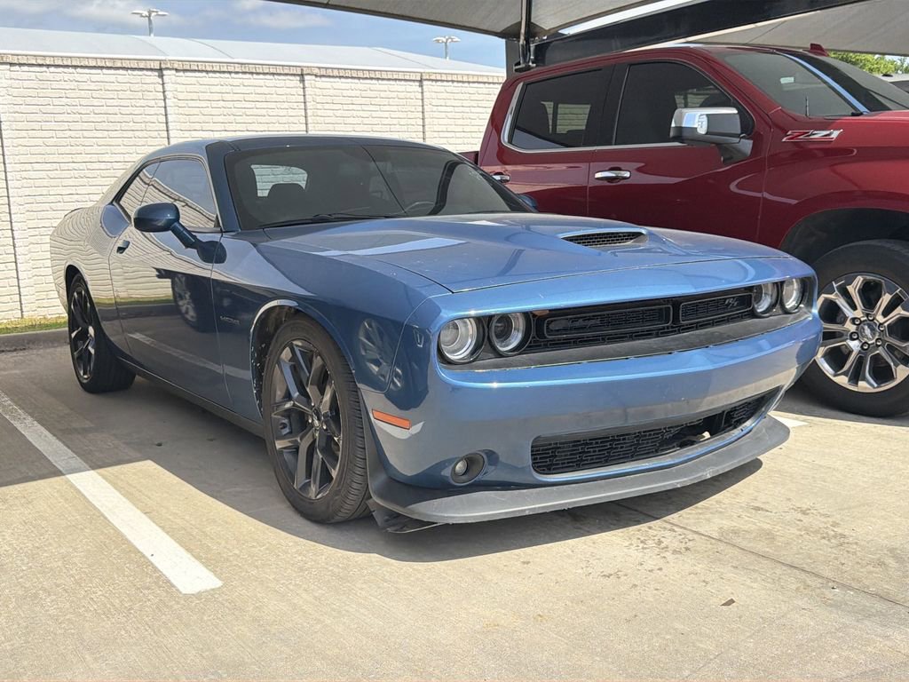 Used 2021 Dodge Challenger R/T w/ Blacktop Package RWD image 1