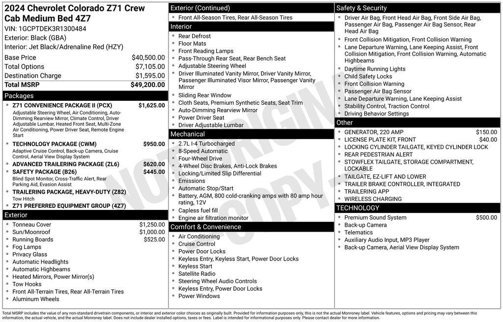 Used 2024 Chevrolet Colorado Z71 w/ Z71 Convenience Package 2 image 6