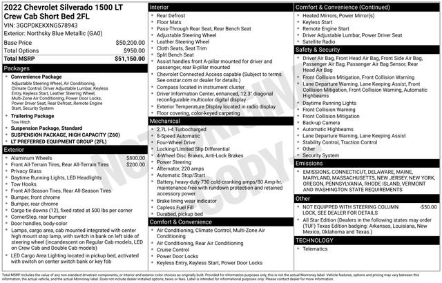 Certified 2022 Chevrolet Silverado 1500 LT image 41