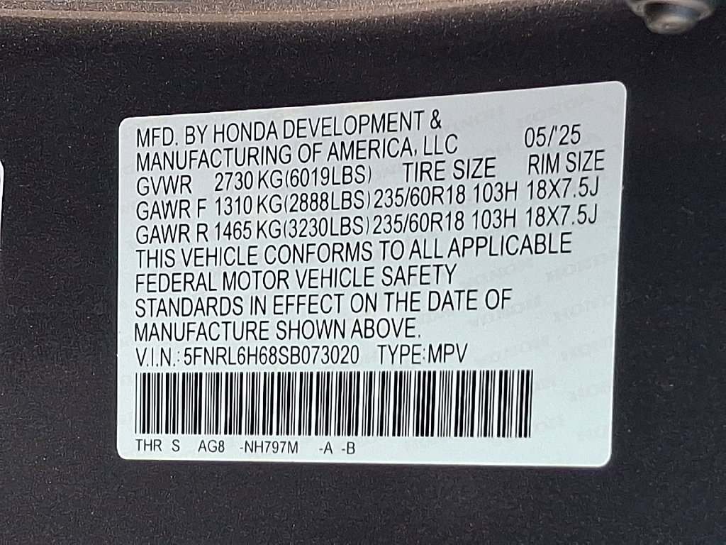 Used 2025 Honda Odyssey EX-L image 25