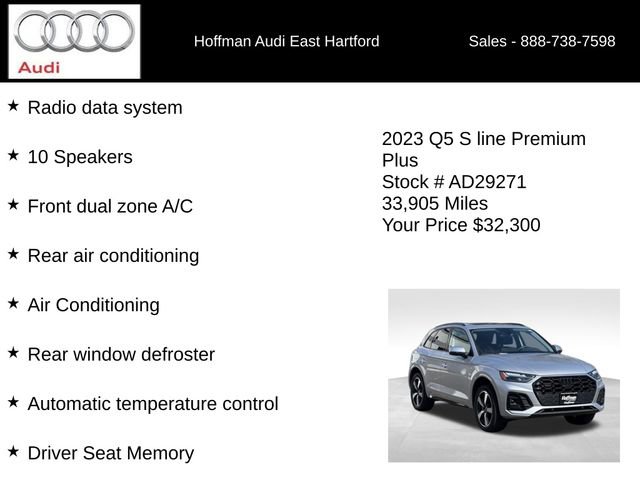 Certified 2023 Audi Q5 2.0T Premium Plus w/ Premium Plus Package image 30