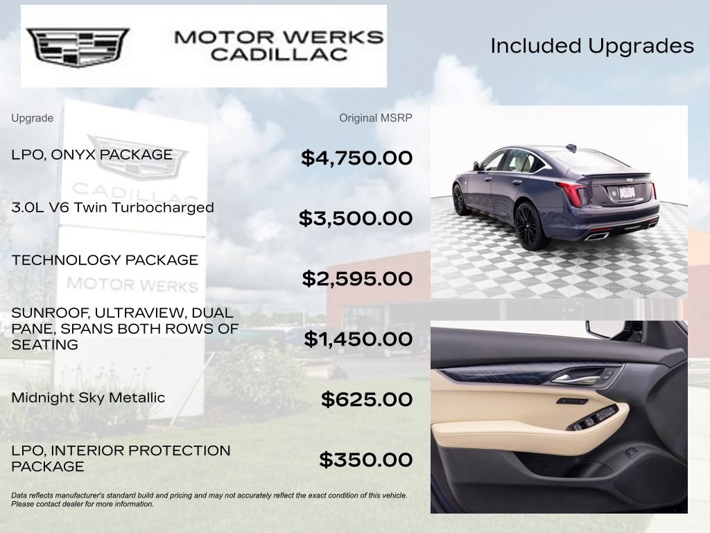 Certified 2026 Cadillac CT5 Premium Luxury w/ LPO, ONYX Package AWD/4WD image 8