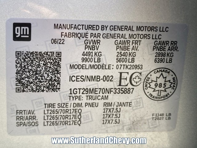 Used 2022 GMC Sierra 2500 SLE w/ X31 Off-Road Package image 48