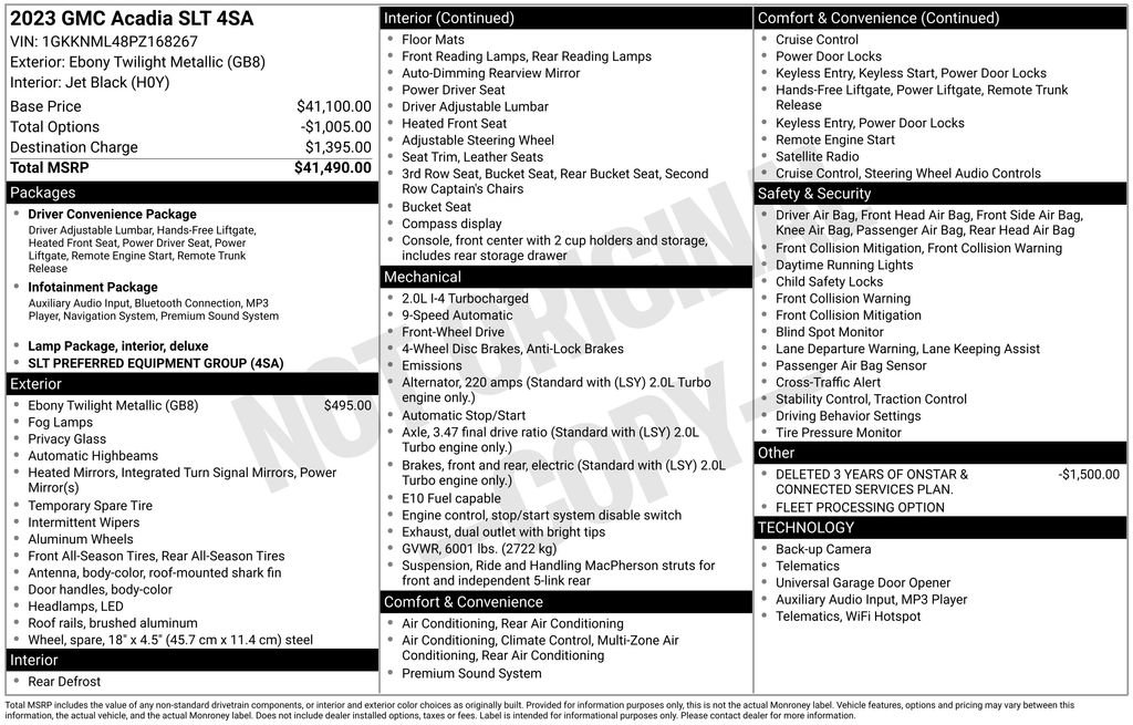 Used 2023 GMC Acadia SLT image 15