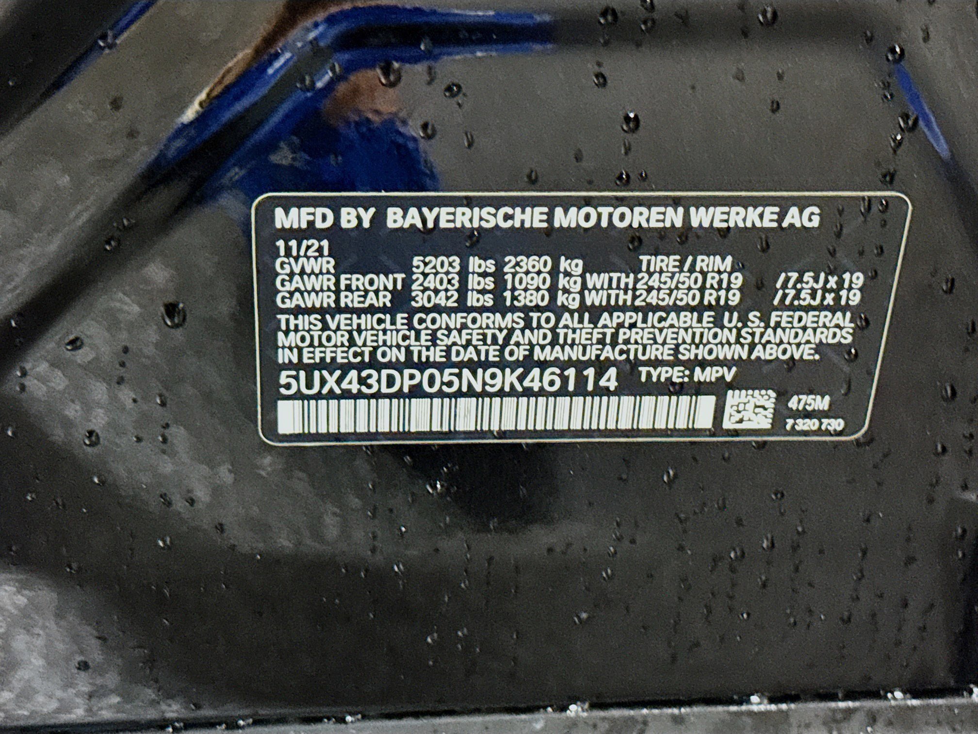 Used 2022 BMW X3 sDrive30i w/ Convenience Package image 41