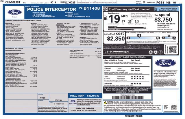 Used 2023 Ford Explorer 4WD Police Interceptor w/ Ultimate Wiring Package image 15