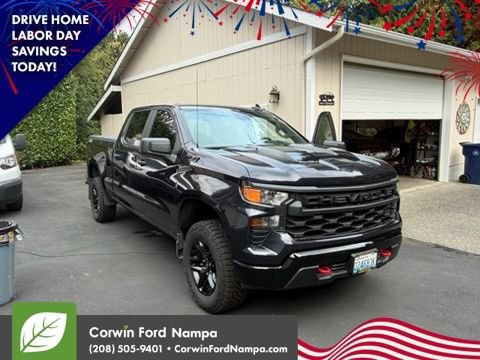 Used 2023 Chevrolet Silverado 1500 Custom Trail Boss w/ LPO, Dark Essentials Package