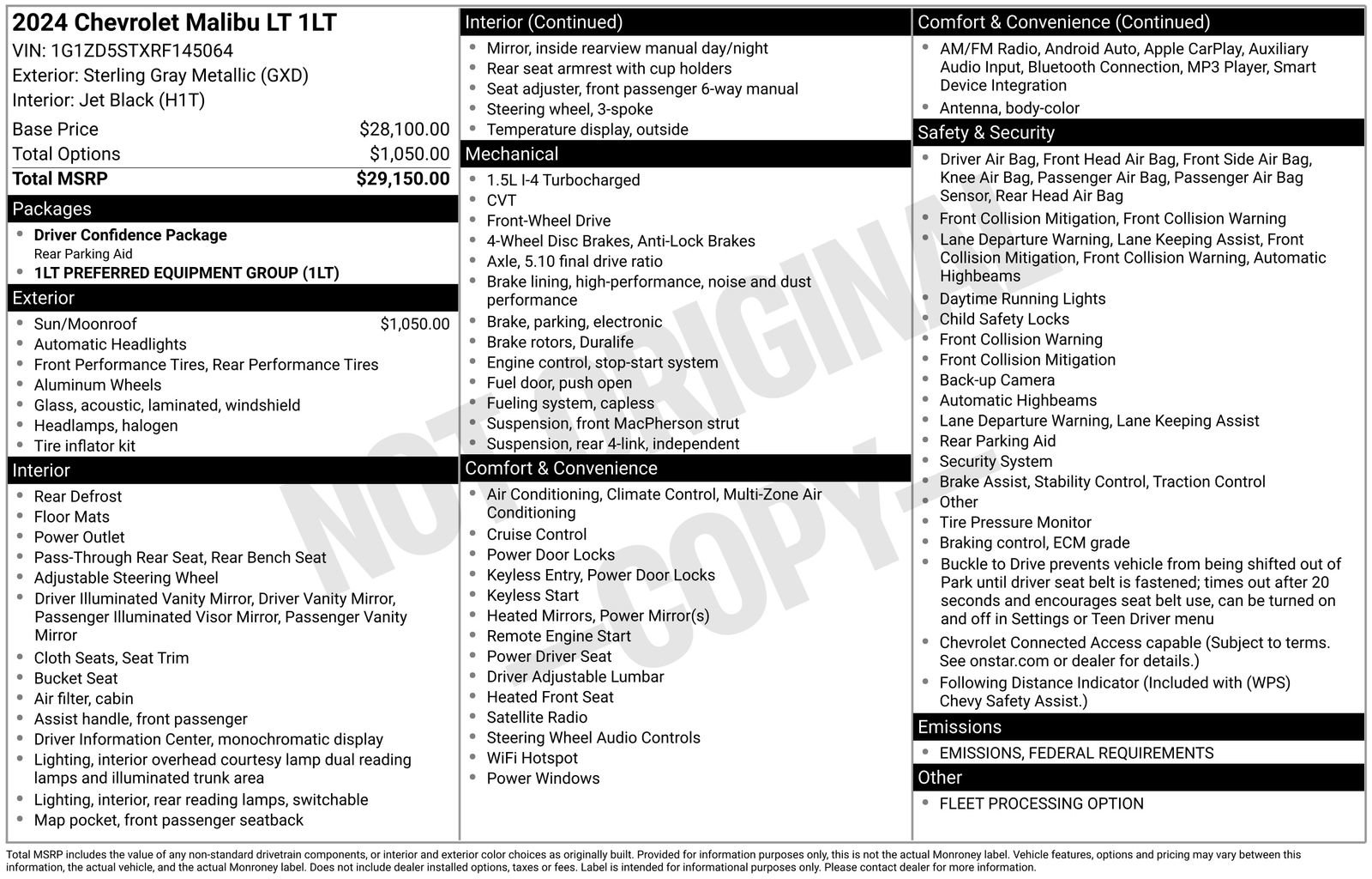 Used 2024 Chevrolet Malibu LT image 5