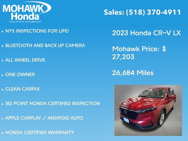 Certified 2023 Honda CR-V LX image 7