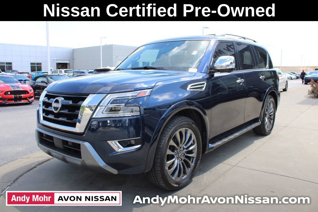 Certified 2023 Nissan Armada Platinum w/ Captain's Chairs Package AWD/4WD image 3