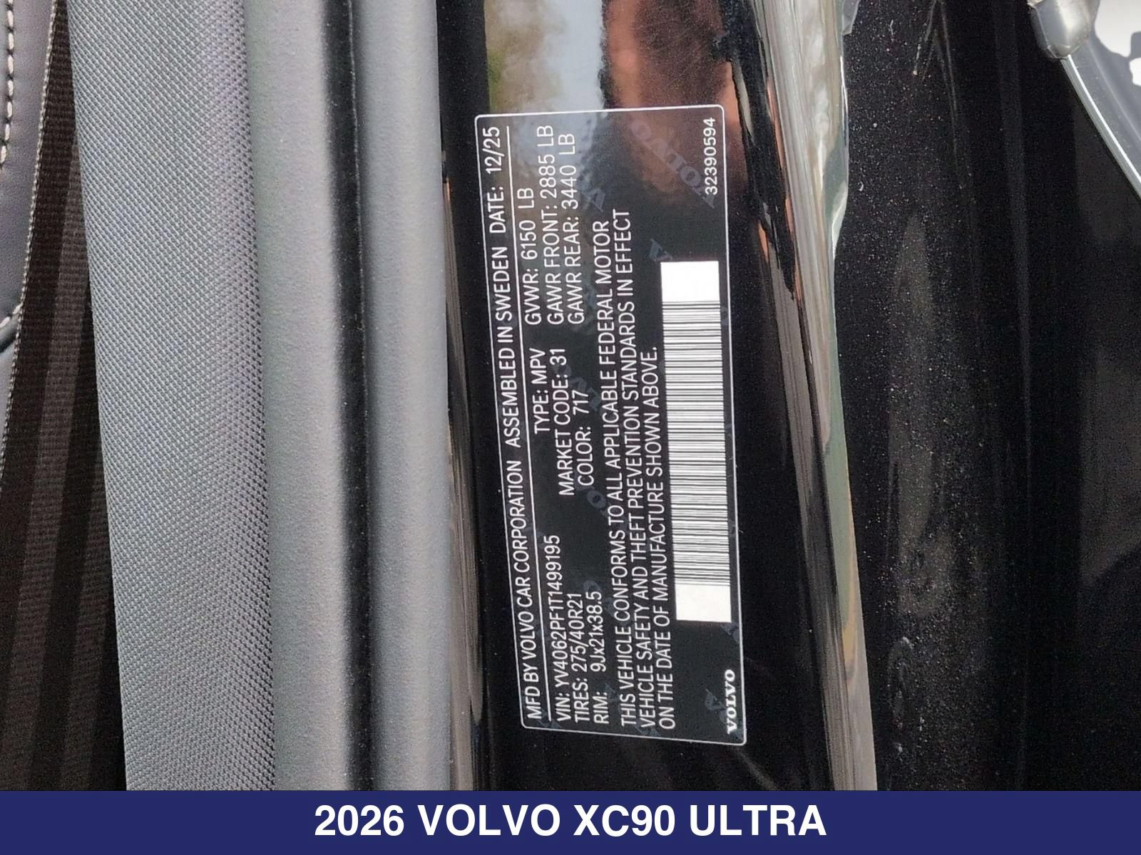 New 2026 Volvo XC90 B6 Ultra w/ Protection Package Premier AWD/4WD image 29