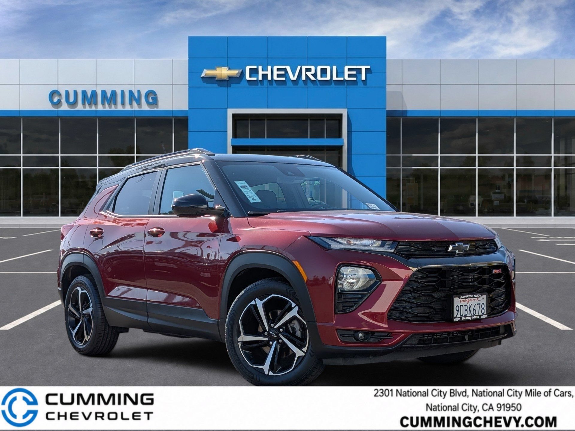 Used 2023 Chevrolet TrailBlazer RS w/ Sun and Liftgate Package