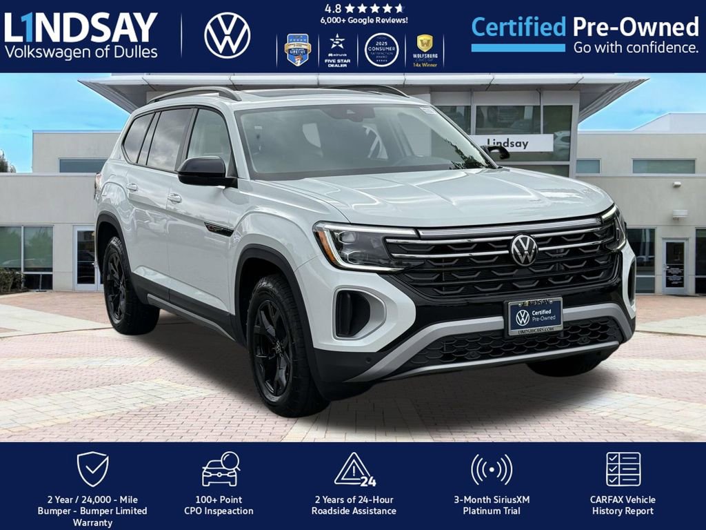 Certified 2025 Volkswagen Atlas Peak Edition SE