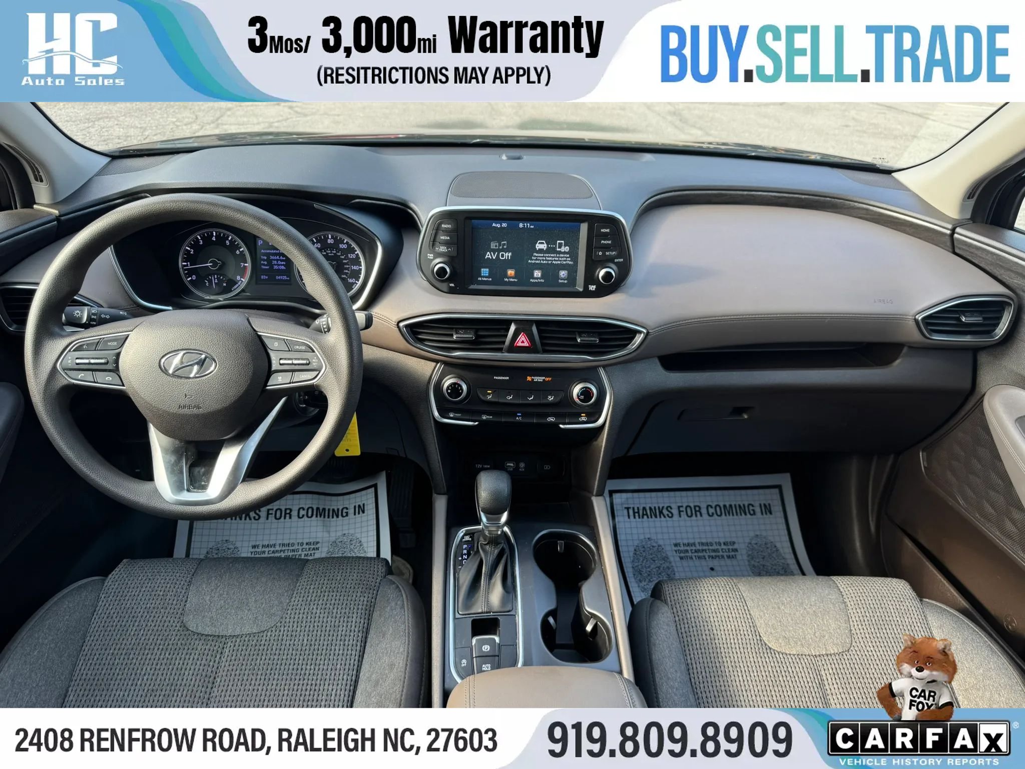 Used 2020 Hyundai Santa Fe SE FWD image 22